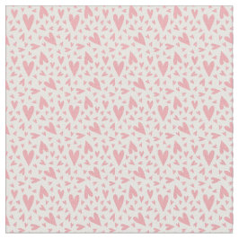 Benutzerdefiniertes weiches rosa Herz Stoff