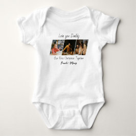 Benutzerdefiniertes Weihnachtsfoto Baby-Body  Baby Strampler