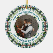 Benutzerdefiniertes Weihnachtsgeschenk mit grün-br