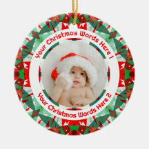 Benutzerdefiniertes Weihnachtsgeschenk mit roter u
