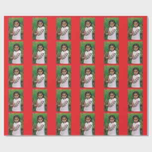 BENUTZERDEFINIERTES Weihnachtspapier mit Foto Geschenkpapier