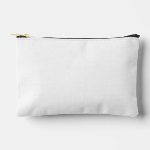 Benutzerdefiniertes weißes einfaches Design Foto o Zubehörtasche