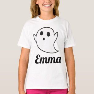 Benutzerdefiniertes weißes Gespenst-Halloween-T-Sh T-Shirt