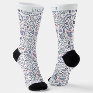 Benutzerdefiniertes weißes Hintergrundbild Graues Socken