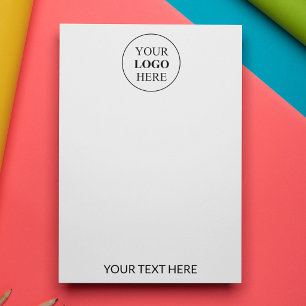 Benutzerdefiniertes Werbelogo Briefpapier