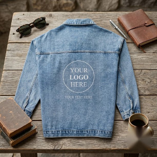Benutzerdefiniertes Werbelogo – Keine Mindestbeste Jeansjacke