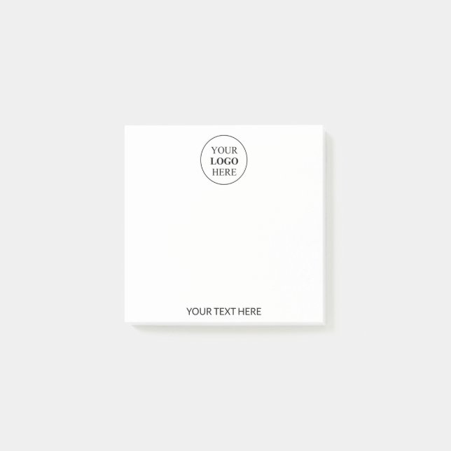 Benutzerdefiniertes Werbelogo - Keine Mindestbeste Post-it Klebezettel (Vorderseite)