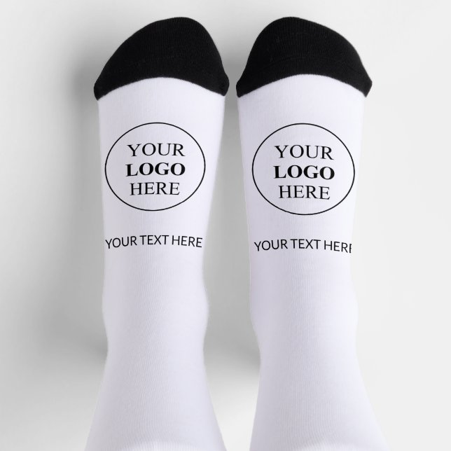 Benutzerdefiniertes Werbelogo - Keine Mindestbeste Socken (Oben)
