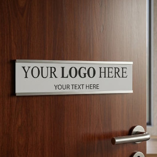 Benutzerdefiniertes Werbelogo - Keine Mindestbeste Türschild