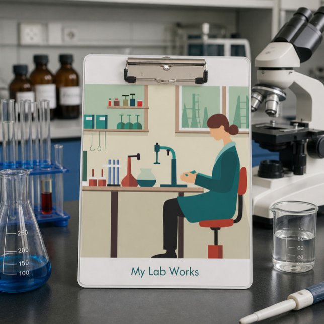 Benutzerdefiniertes Wissenschaftslabor Schüler Klemmbrett (Von Creator hochgeladen)