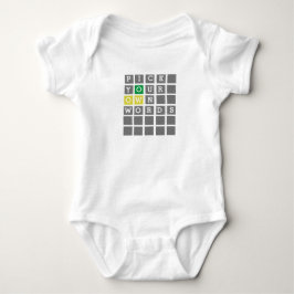 Benutzerdefiniertes Wort  Baby Strampler