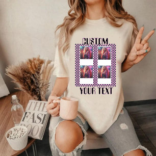 Benutzerdefiniertes Y2K-Foto-Collage-T-Shirt Vi T-Shirt