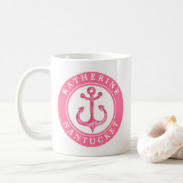 Benutzerfreundliche Stadt | Personalisierter rosa  Kaffeetasse