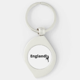 benutzerfreundlicher englischer Fußball Schlüsselanhänger