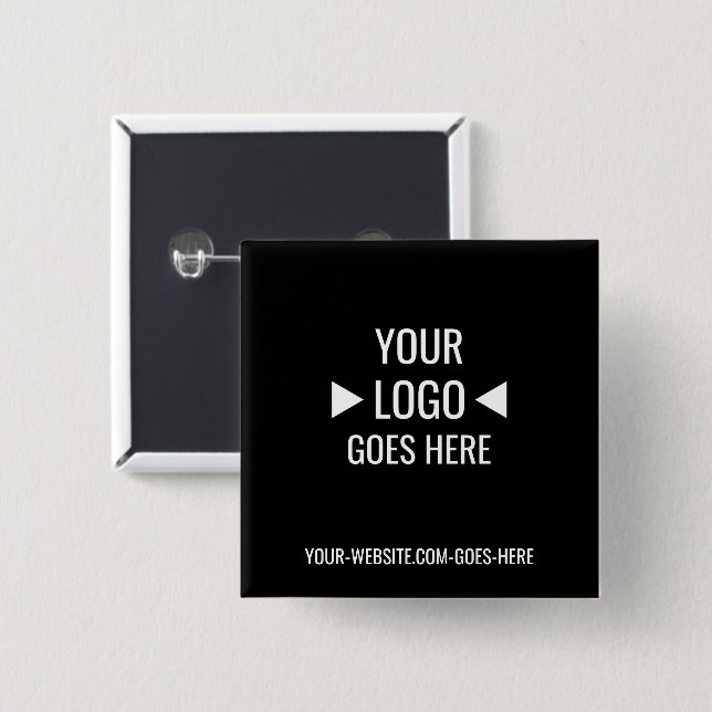 Benutzerfreundliches Firmenlogo Button (Vorne & Hinten)