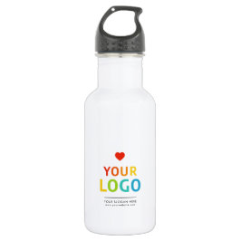 Benutzerfreundliches Firmenlogo Edelstahlflasche