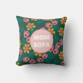 Benutzerfreundliches Mama Sofa Blume grün hübsch n Kissen