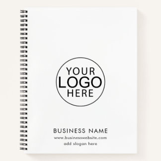 Benutzerspezifische Werbung für einfache Business- Notizbuch