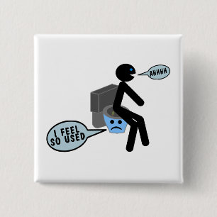 Benutzte Toilette Button