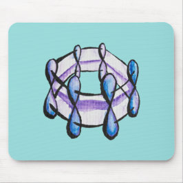 Benzene Molecule Bio Chemie Student Lehrer Mousepad