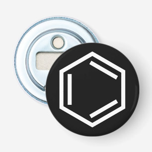 BENZENE RING SYMBOL FLASCHENÖFFNER