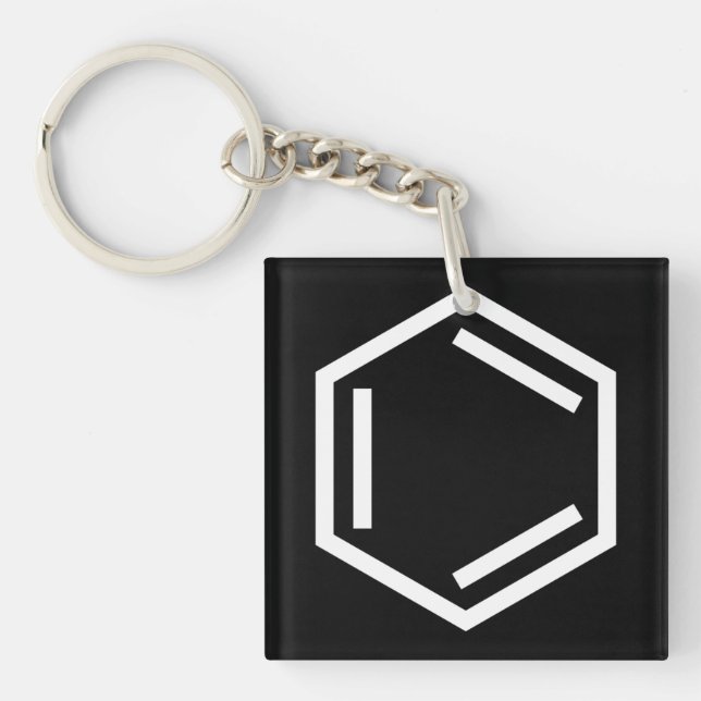 BENZENE RING SYMBOL SCHLÜSSELANHÄNGER (Vorderseite)