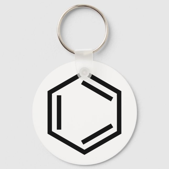 BENZENE RING SYMBOL SCHLÜSSELANHÄNGER (Vorderseite)