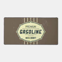 Benzin-Retro-Label