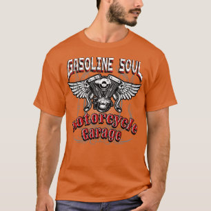 Benzin-Soul-Motorrad T-Shirt
