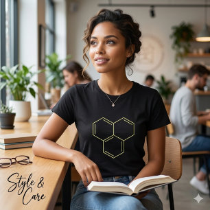 Benzolring Chemiediagramm mark Damen T-Shirt