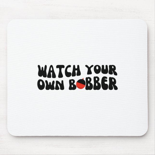 Beobachte deinen eigenen Schwimmer Fischiger Angle Mousepad (Vorne)