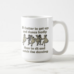 Beobachte den tanzenden Becher Kaffeetasse