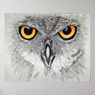 Beobachtende Augen Poster