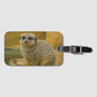 Beobachtende Stille - Realistisches Meerkat-Portra