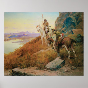 Beobachtung der Boote des Weißen Mannes durch OC S Poster