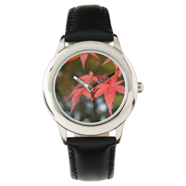 Beobachtung der Herbstverläufe Armbanduhr (Vorderseite)
