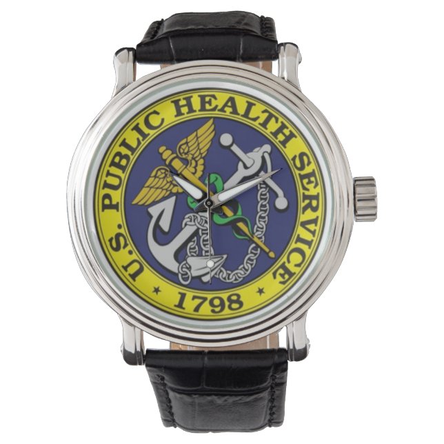 Beobachtung der öffentlichen Gesundheit Armbanduhr (Vorderseite)