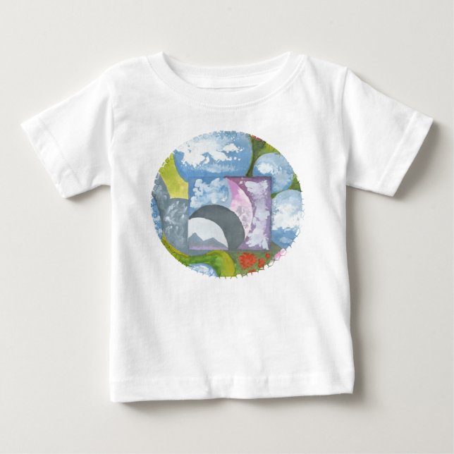 Beobachtung von Folk Art von AnyaC Baby T-shirt (Vorderseite)