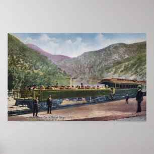 Beobachtungs-Eisenbahn-Auto Poster