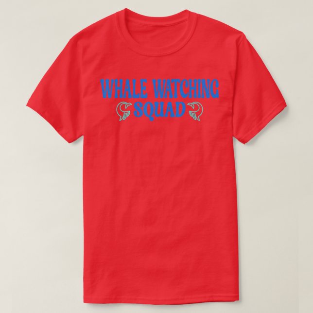 Beobachtungsstelle für Wale 6 T-Shirt (Design vorne)