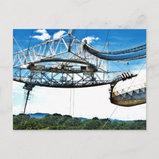 Beobachtungsstelle Puerto Rico Post Card III Postkarte