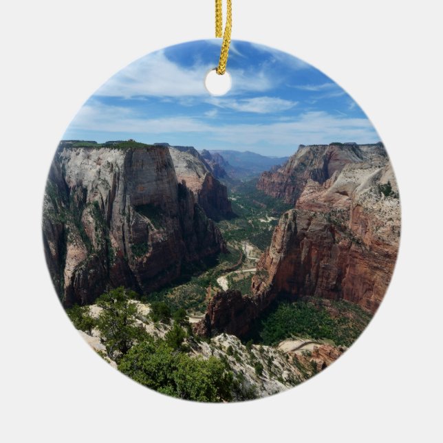 Beobachtungsstelle Zion in der Keramik Ornament (Vorne)