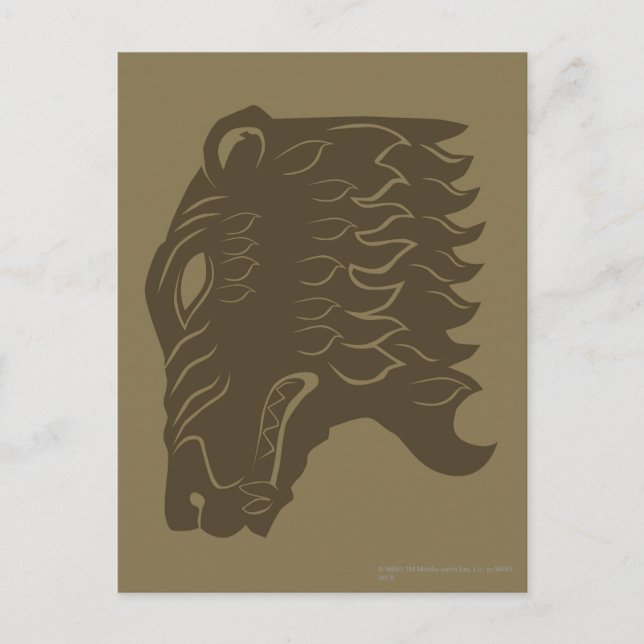 BEORN™ Bärenkopfsymbol Postkarte (Vorderseite)