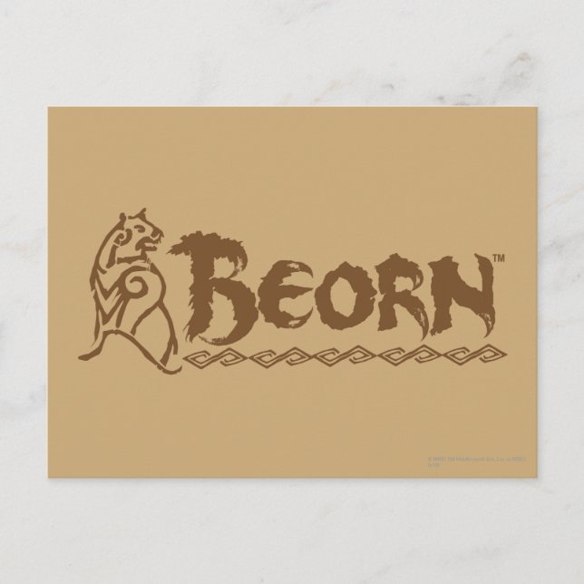 BEORN™ Bärenname Postkarte (Vorderseite)