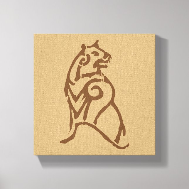 BEORN™ Bärensymbol Leinwanddruck (Vorderseite)