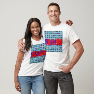 Bequeme T, die Liebe für einen vereinigten T-Shirt