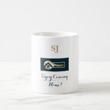 Bequemes Gold Key Blue Spruce Realtor Tasse