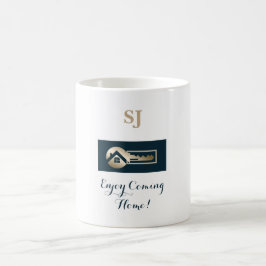 Bequemes Gold Key Blue Spruce Realtor Tasse