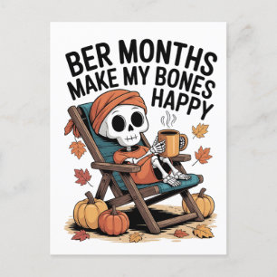 Ber Months machen mir ein glückliches Weihnachtsfe Einladungspostkarte