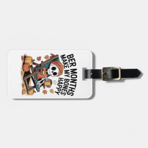 Ber Months machen mir ein glückliches Weihnachtsfe Gepäckanhänger